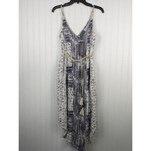 Michael Stars Women's Charlotte Print Midi Dress Front To Back Reversible Size S